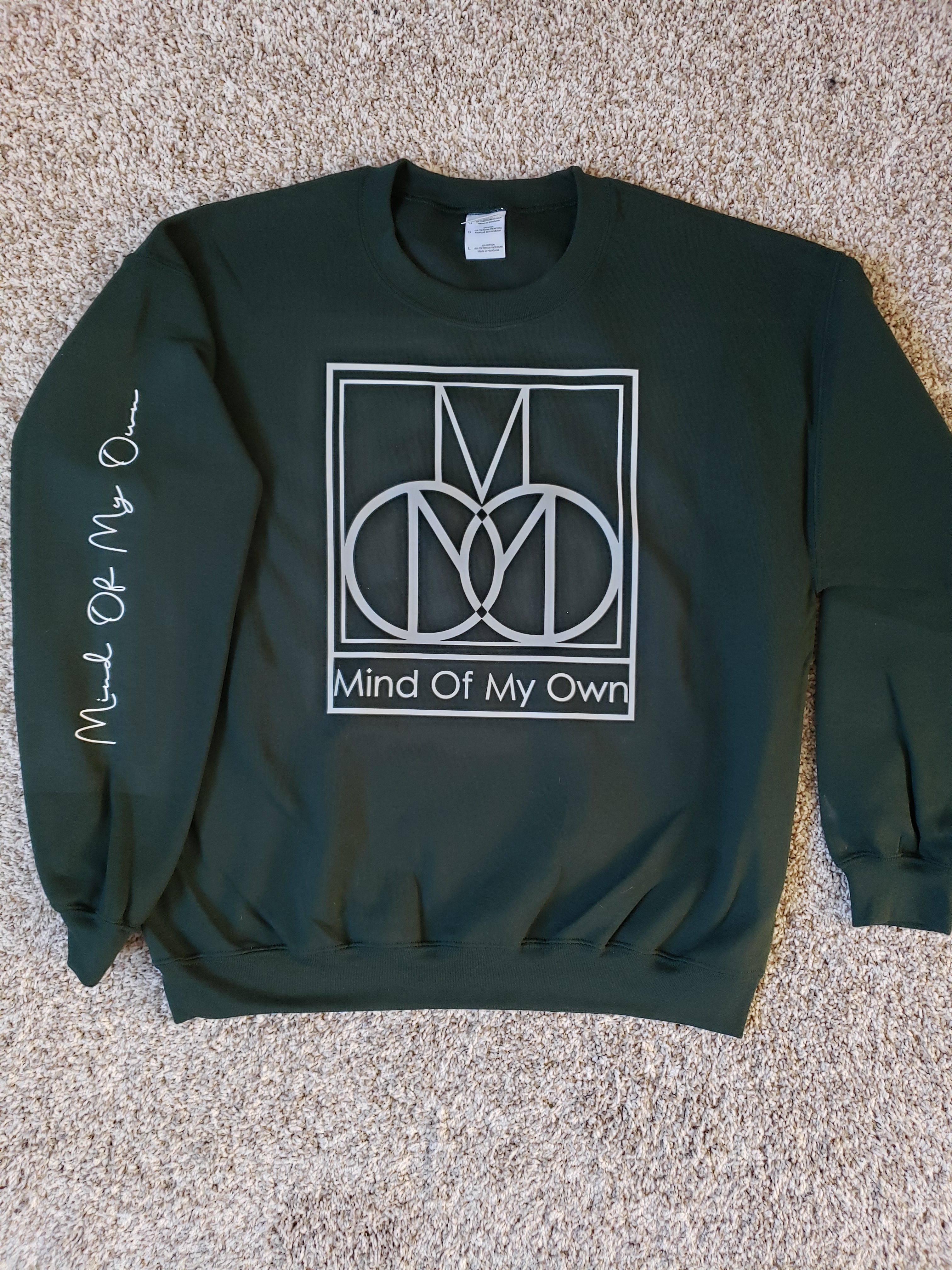 Forest Green MOMO Crewneck Sweater