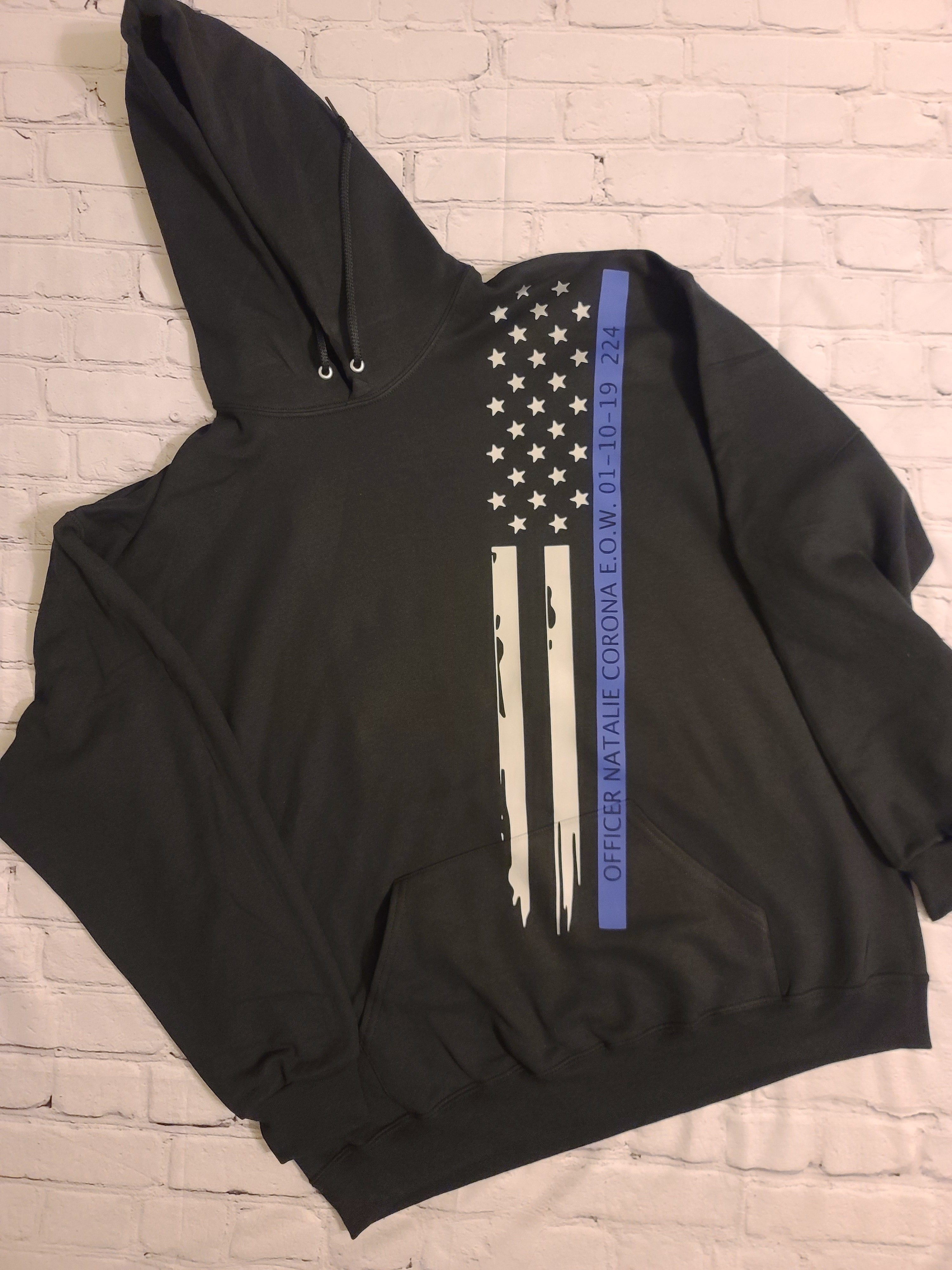 Natalie Corona EOW Flag Hoodie