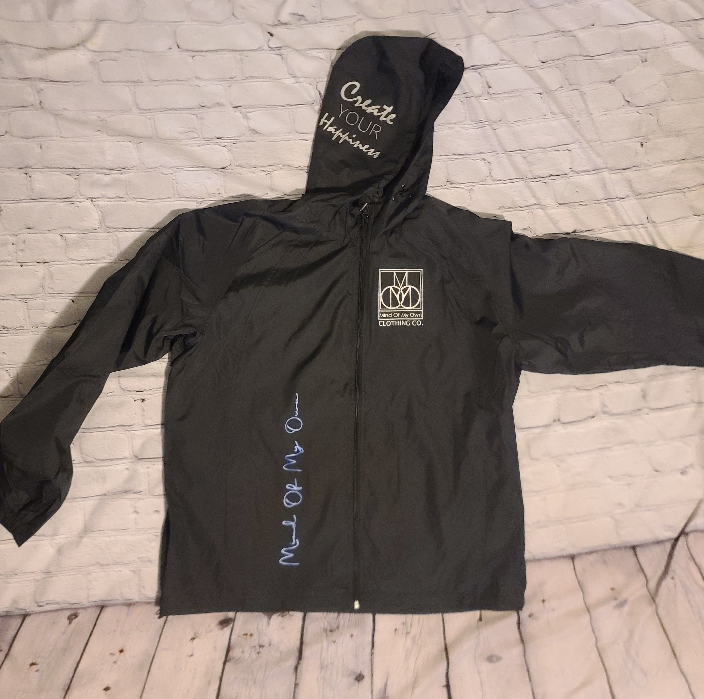 Momo Black windbreaker jacket