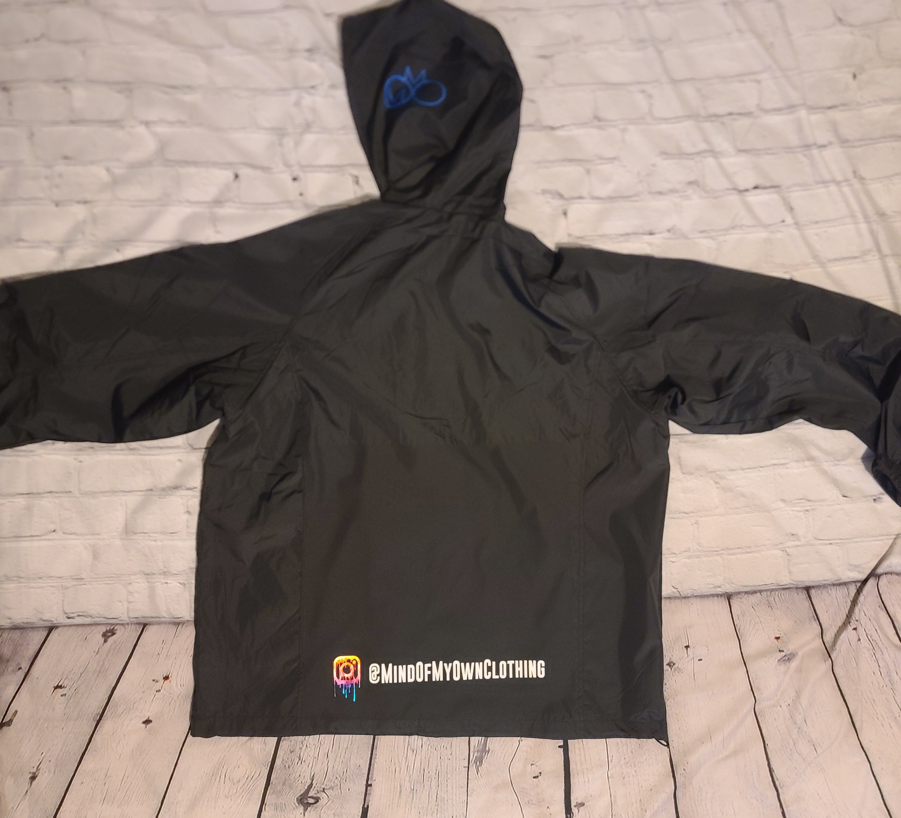 Momo Black windbreaker jacket