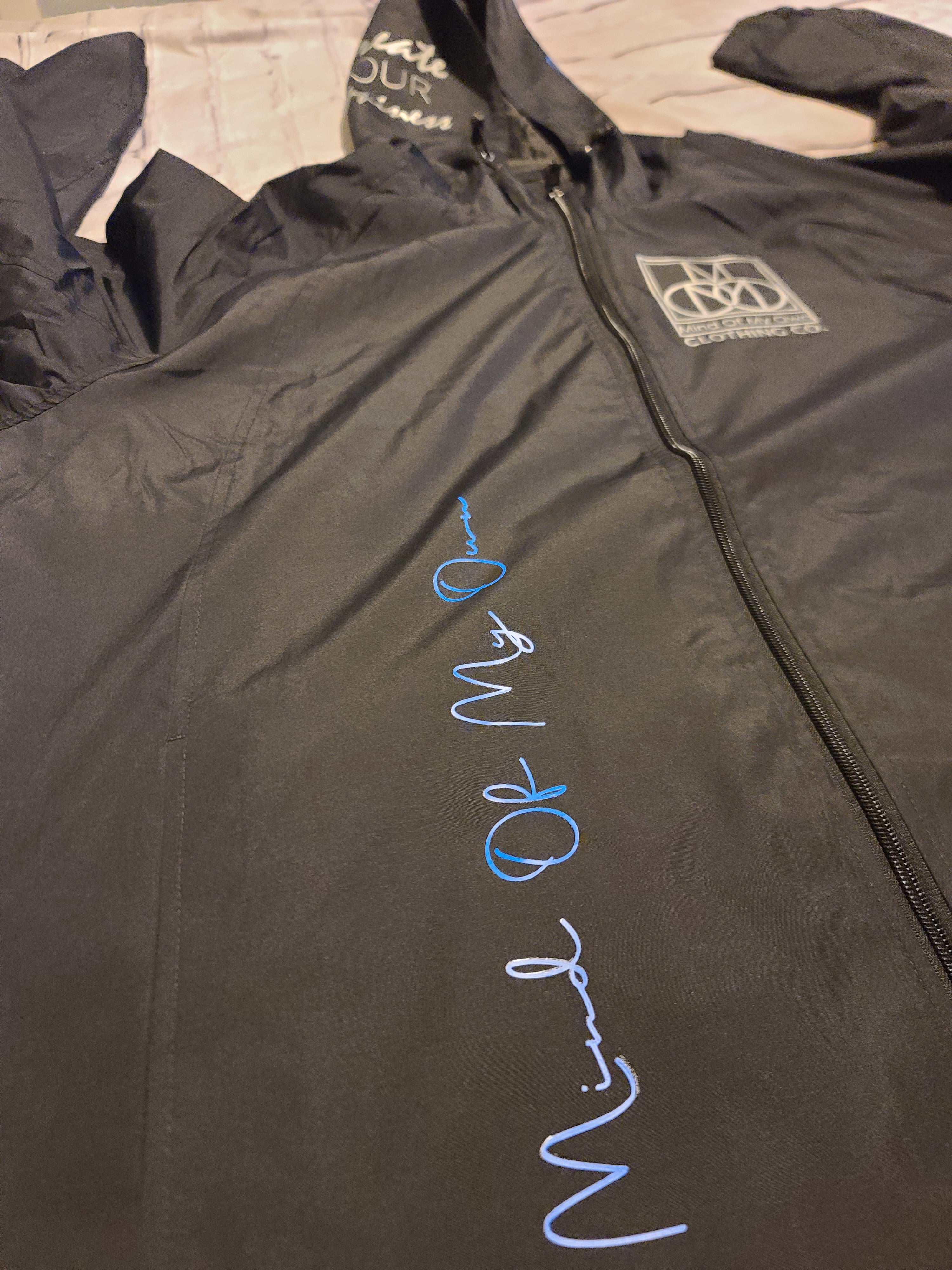 Momo Black windbreaker jacket