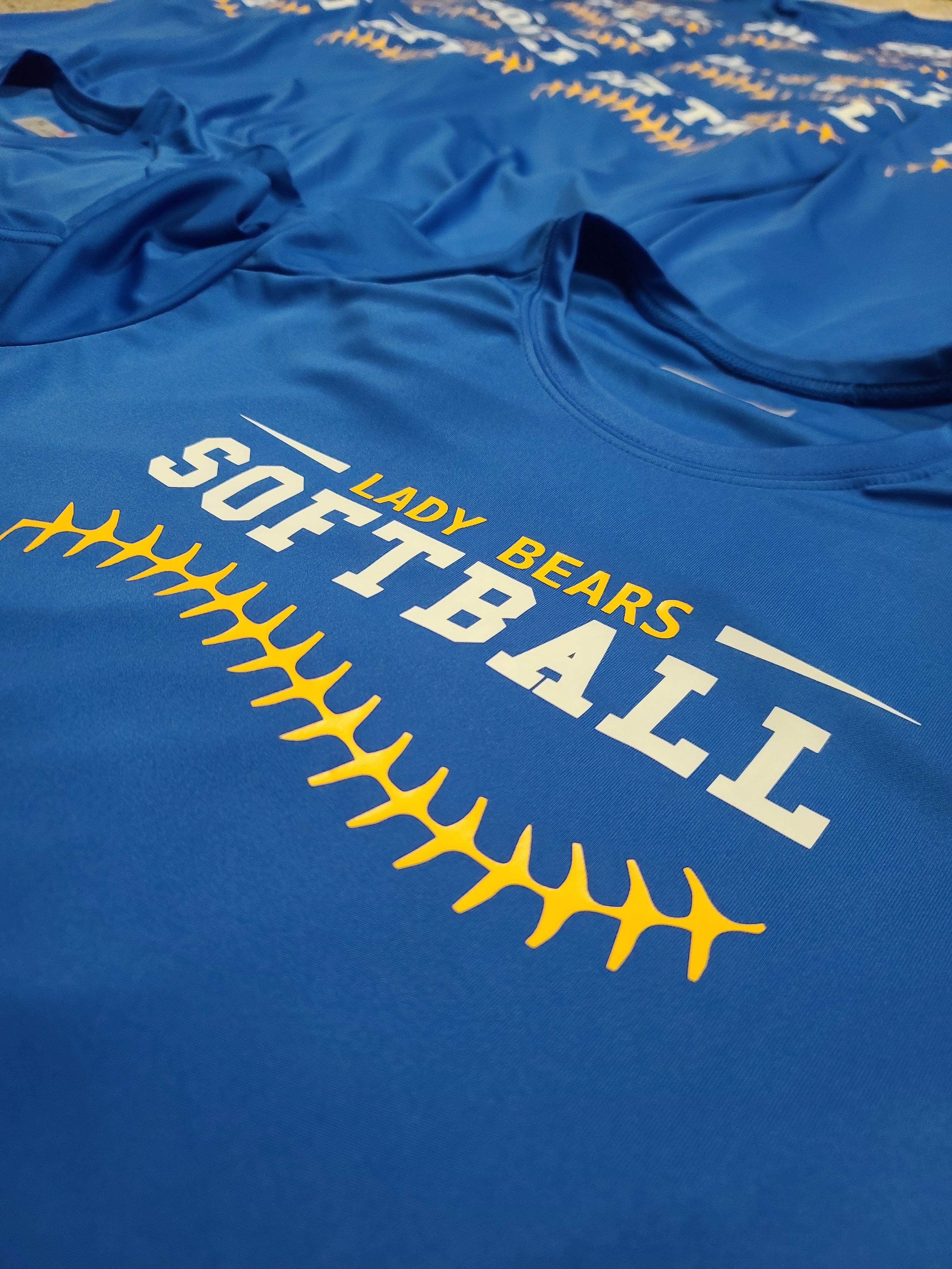 Lady Bears Softball Drifit shirts